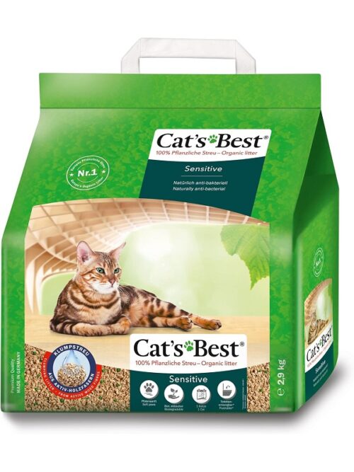 Cat's best sensitive kassiliiv 8L/2.9KG