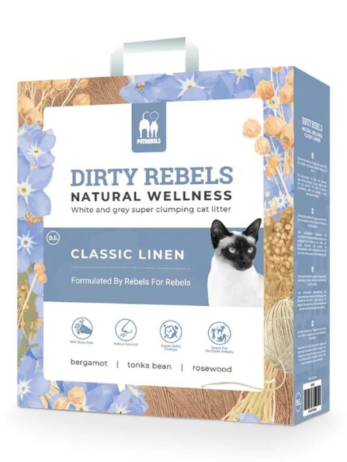 Kassiliiv bentoniit Dirty Rebels "Classic Linen" 9.8kg