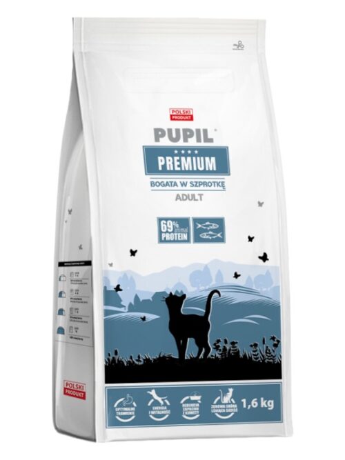 Kuivtoit kassile Pupil Prime, kilurikas 1.6kg