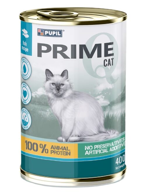 Pupil Prime konserv kassile, lõhe+forell 400g