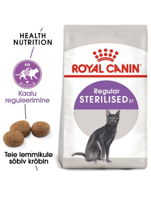 Royal Canin Sterilised, kuivtoit steriliseeritud kassidele