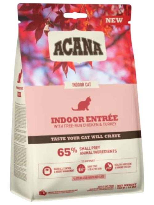 Acana Indoor Entree kuivtoit kassile 340g