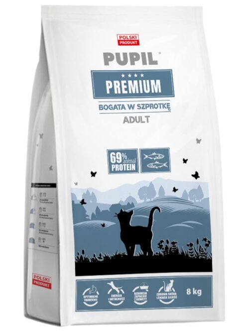 Kuivtoit kassile Pupil Premium, kilurikas 8 kg