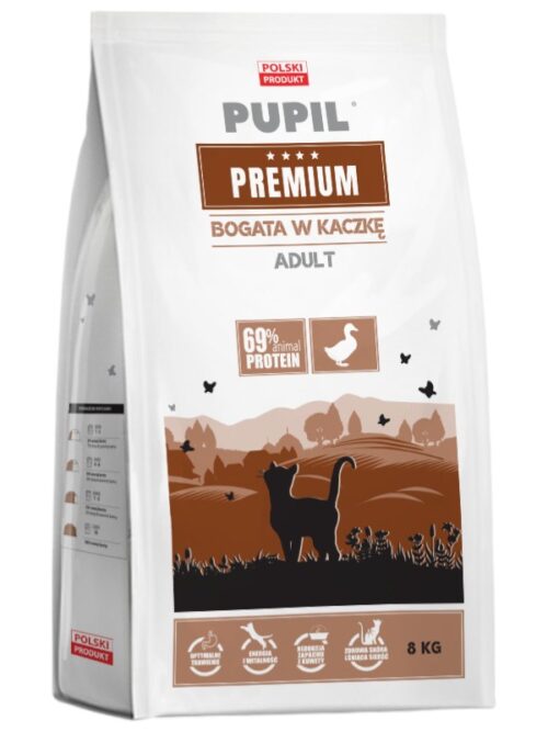 Kuivtoit kassile Pupil Premium, rohke pardiga 8 kg