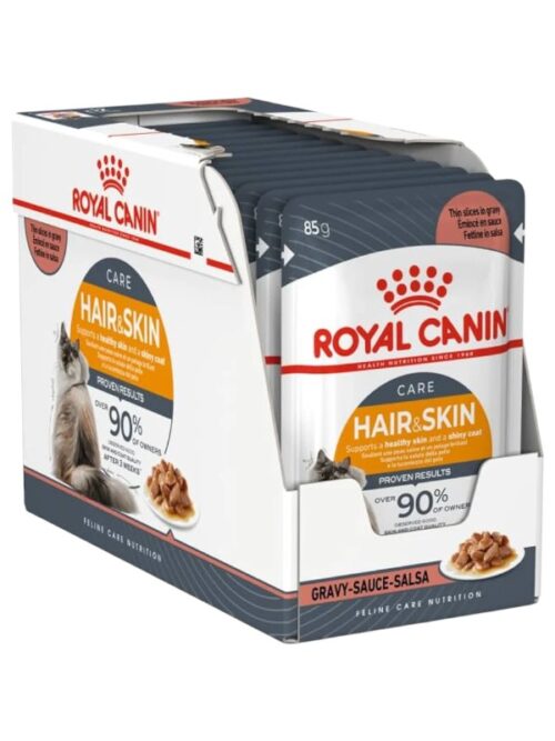 Royal Canin hair and skin gravy