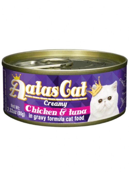 Aatas Cat Creamy Chicken Tuna konserv kassidele 80 g