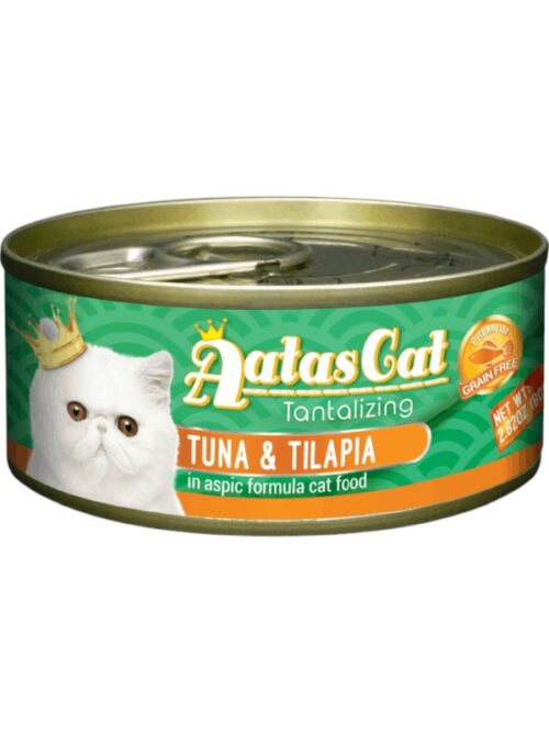 Aatas Cat Tantalizing märgtoit tuunikala ja tilaapiaga 80 g