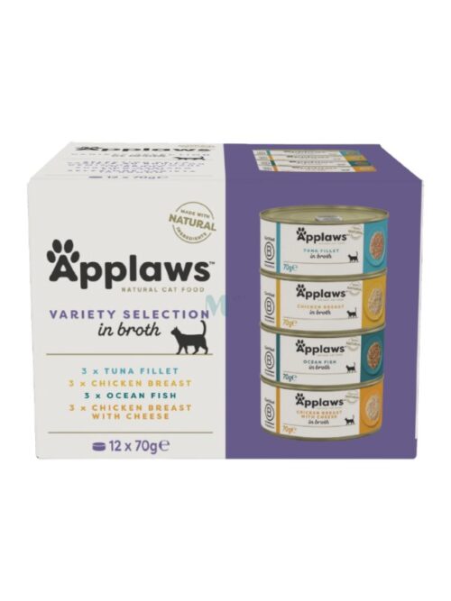 Applaws kassi konserv valikp. kana/kala 12x70g