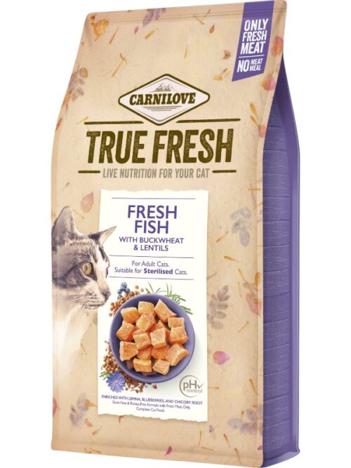 Carnilove True Fresh kuivtoit kassile kalaga 1.8 kg