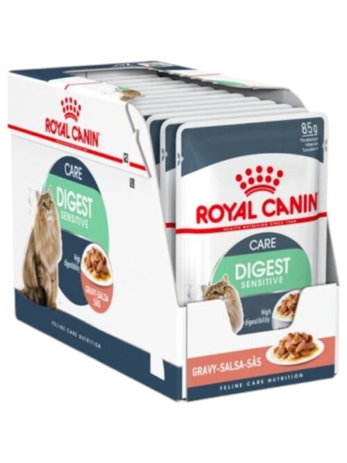 Royal Canin Digest Sensitive märgtoit kastmes 12 x 85 g