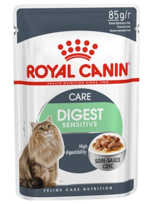 Royal Canin Digest Sensitive märgtoit kastmes 12 x 85 g