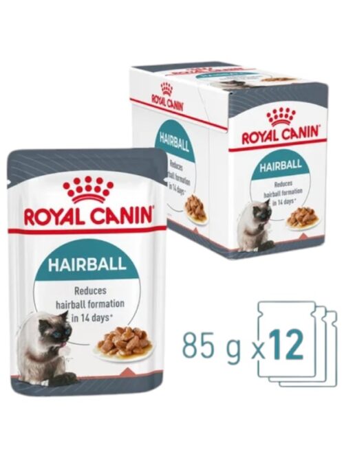 Royal Canin Hairball Care karvapallivastane märgtoit kastmes 12 x 85 g