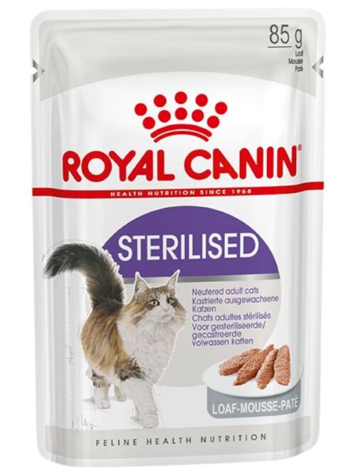 Royal Canin Sterilized Loaf märgtoit kassidele 12 x 85 g