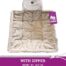 Rippkiik Petrebels ZIP square XL 45cm, cream