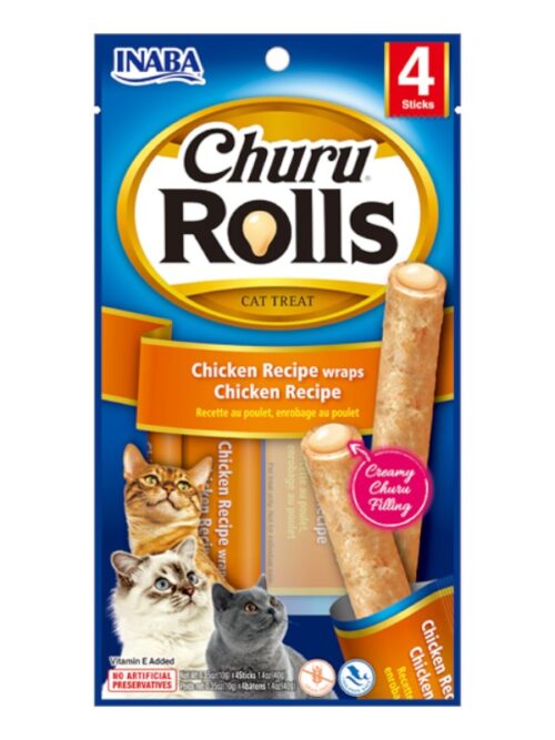 Churu Rolls maiused kassile kanaga 4x10g