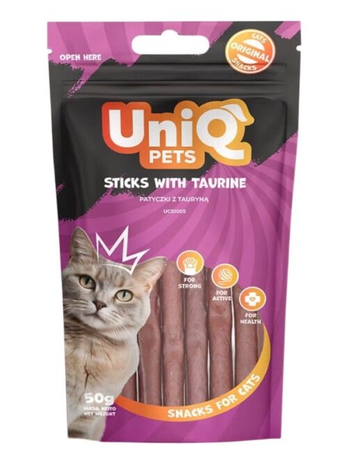 Maius kassidele Uniq pets, pardi ja tauriiniga 50g