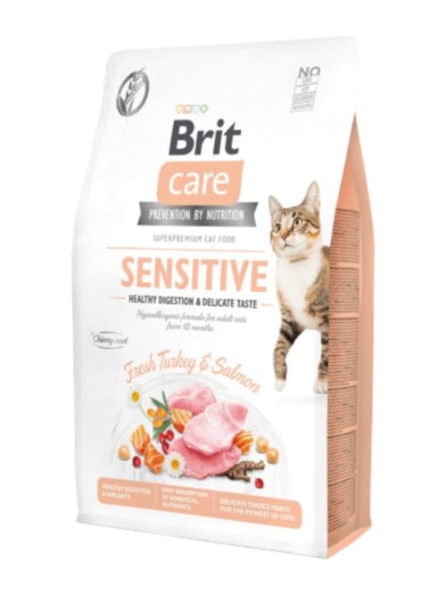 Brit Care Sensitive kuivtoit tundliku seedimisega kassile 400g