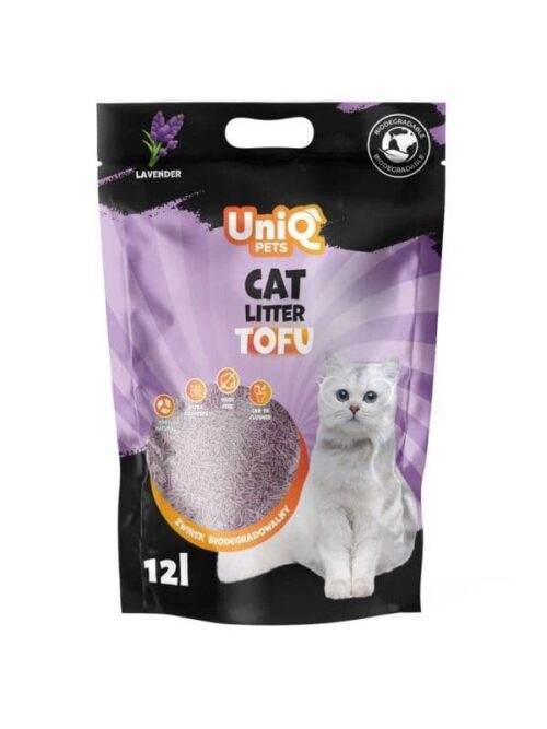 Tofu kassiliiv Uniq Pets lavendel 5kg