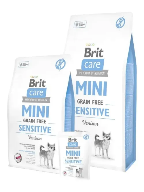 Brit Care Mini Sensitive teraviljavaba koratoit hirvega 2kg