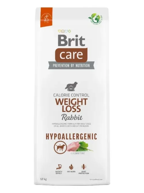 Brit Care Dog Hypoallergenic Weight Loss Rabbit koeratoit 3kg