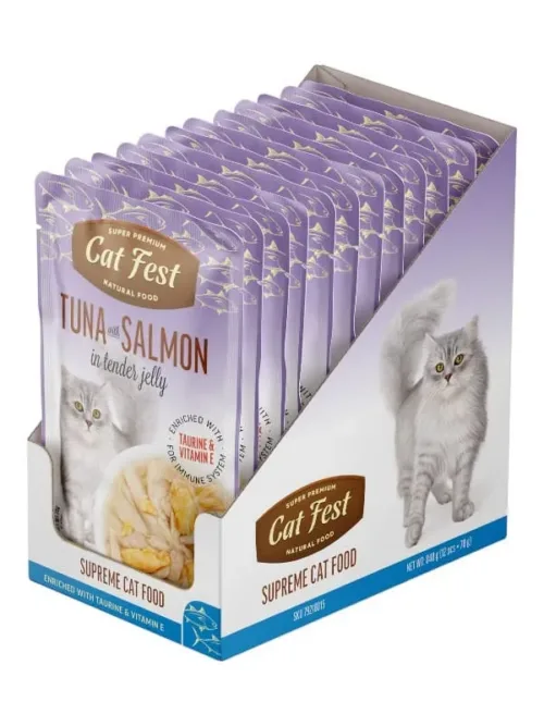Catfest märgtoit kassidele, tõeline filee ja ehtsad maitsed. Tauriiniga
