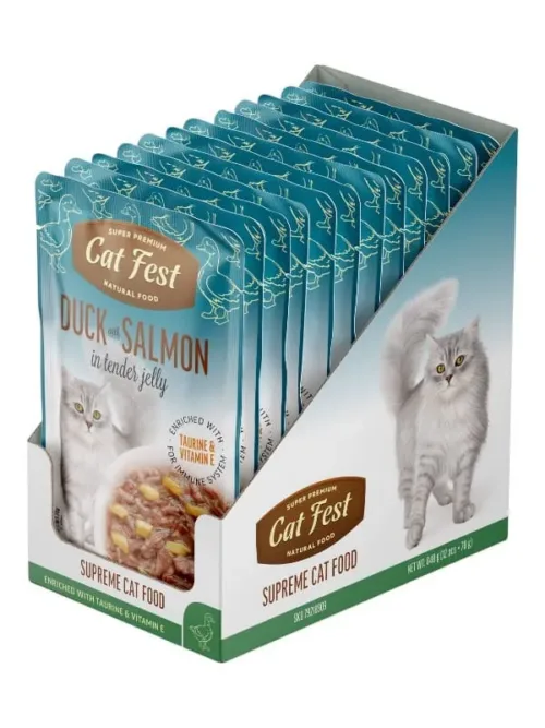 Catfest märgtoit kassidele, tõeline filee ja ehtsad maitsed. Tauriiniga