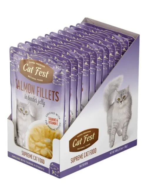 Catfest märgtoit kassidele, tõeline filee ja ehtsad maitsed. Tauriiniga