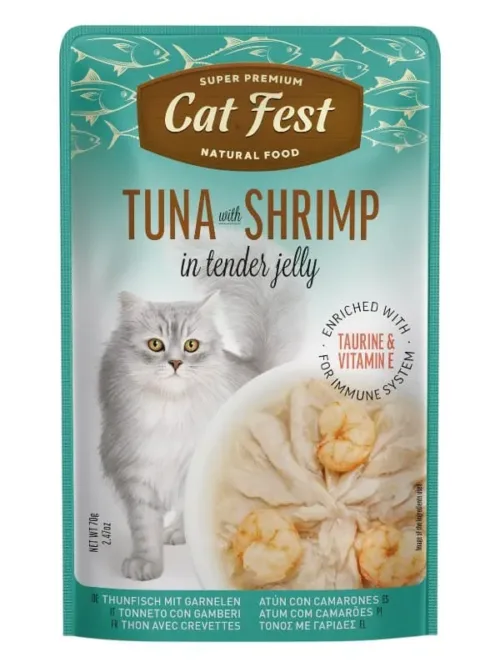 Catfest märgtoit kassidele, tõeline filee ja ehtsad maitsed. Tauriiniga