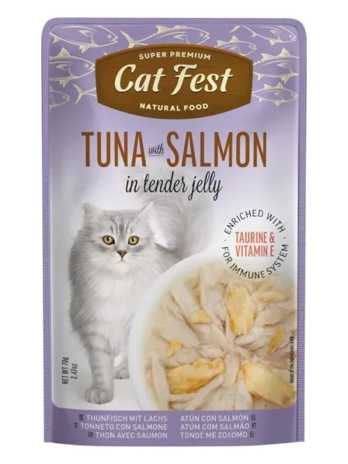 Catfest märgtoit kassidele, tõeline filee ja ehtsad maitsed. Tauriiniga