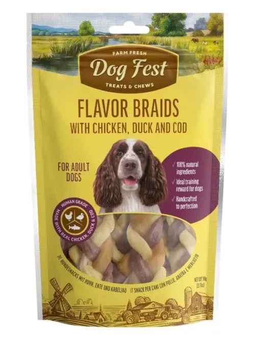 DogFest palmik kana- ja pardilihast ning tursast 90g