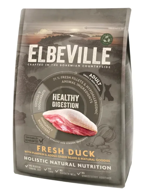 Elbeville Fresh Duck Healthy Digestion koeratoit minitõugudele 4kg
