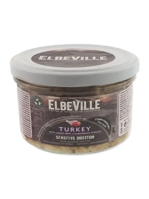 Elbeville Sensitive Digestion kalkuni, kummeli, mündi ja spinatiga 220ml