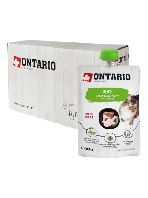 Ontario maius kassidele, lihapasta tuubis