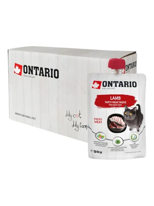 Ontario maius kassidele, lihapasta tuubis