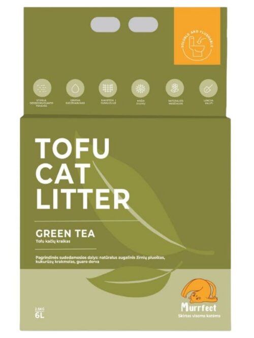 Tofu kassiliiv Purrfect green tea 2.5kg
