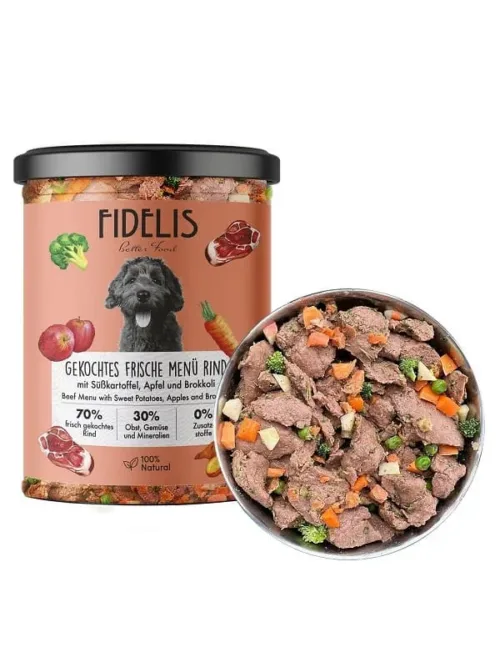 Fidelis koeratoit klaaspurgis