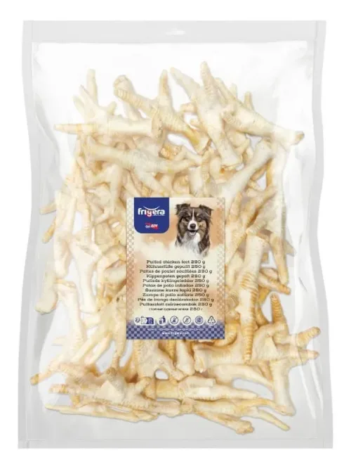 Naturaalne koeramaius Frigera, õhitud kanajalad 1kg