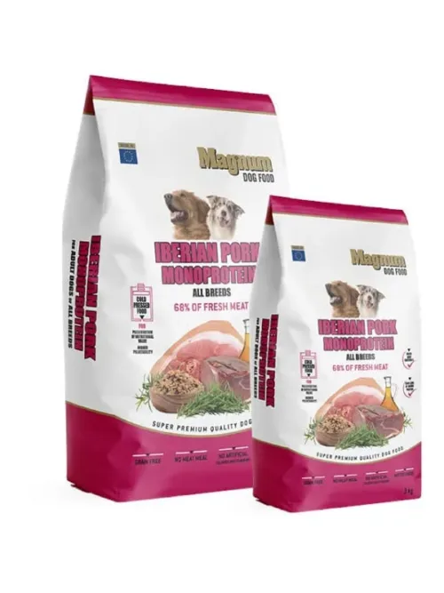 Magnum ibeeria siga külmpressitud koeratoit, monoproteiin 12 kg