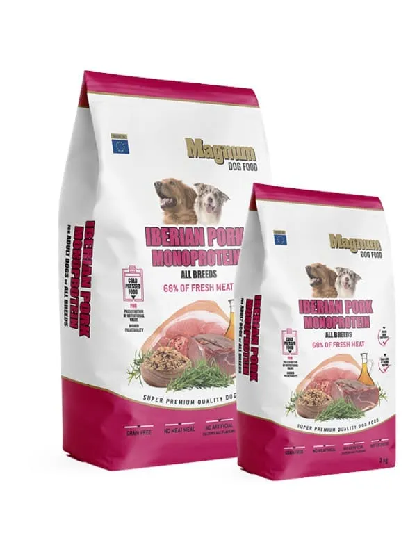 Magnum ibeeria siga külmpressitud koeratoit, monoproteiin 12 kg