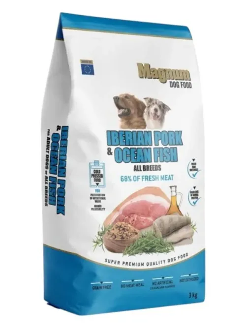 Magnum Ibeeria siga/ookeanikala külmpressitud koeratoit 12 kg