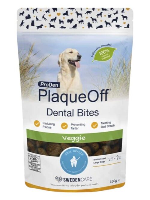 PlaqueOff Dental Bites, suuhügieeni toetavad maiused M-L