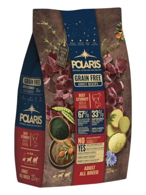Polaris grainfree adult beef&turkey 2,5kg
