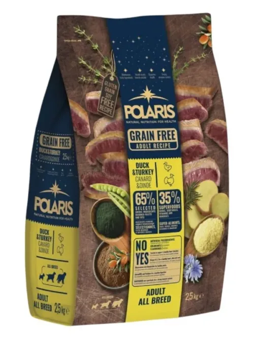 Polaris grainfree adult duck&turkey 2,5kg