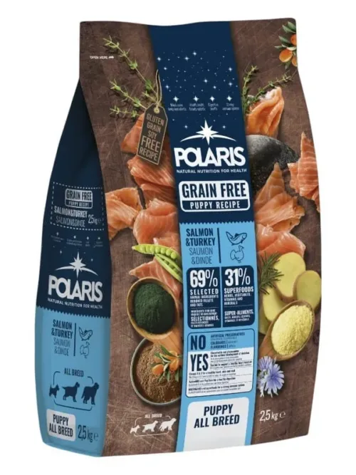Polaris grainfree puppy salmon&turkey 2,5kg