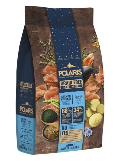 Polaris grainfree salmon&turkey adult small breeds 5kg