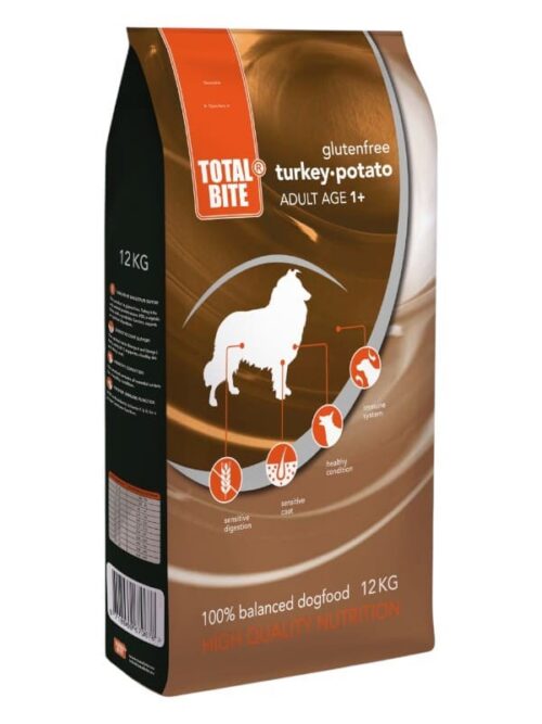 Total Bite Turkey & Potato gluteenivaba koeratoit 10kg