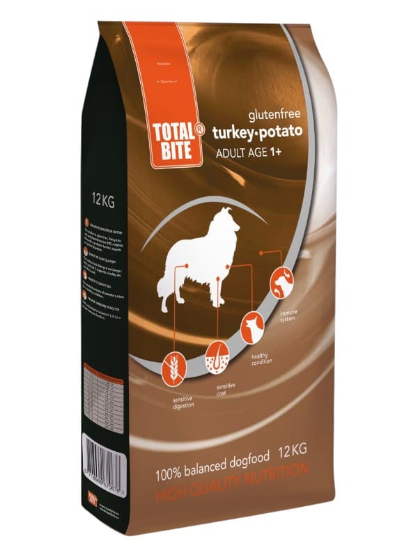 Total Bite Turkey & Potato gluteenivaba koeratoit 10kg