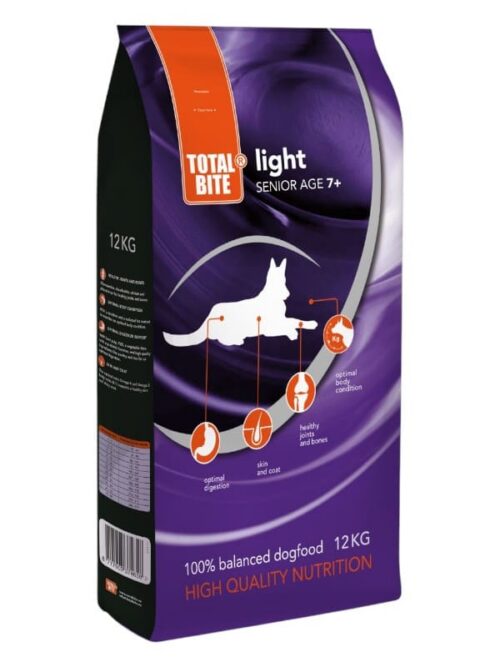 Total Bite Light & Senior koeratoit 12kg