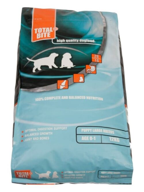 Total Bite Puppy large breeds koeratoit 12kg