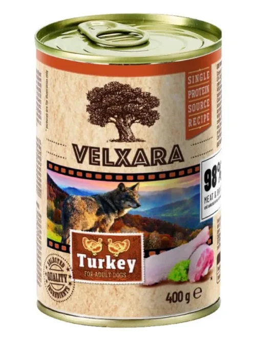 Velxara monoproteiin pate koerakonserv kalkuniga 6x 400g